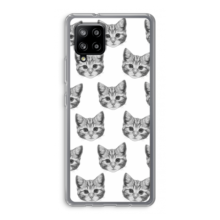 Kitten: Samsung Galaxy A42 5G Transparant Hoesje