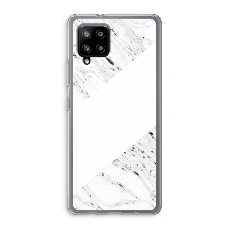 Biggest stripe: Samsung Galaxy A42 5G Transparant Hoesje