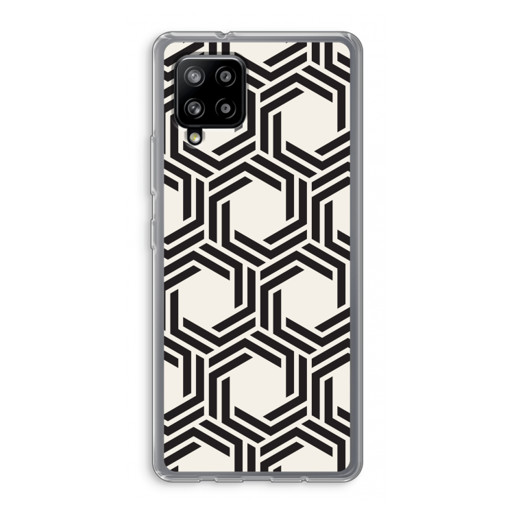 Geometrisch patroon: Samsung Galaxy A42 5G Transparant Hoesje