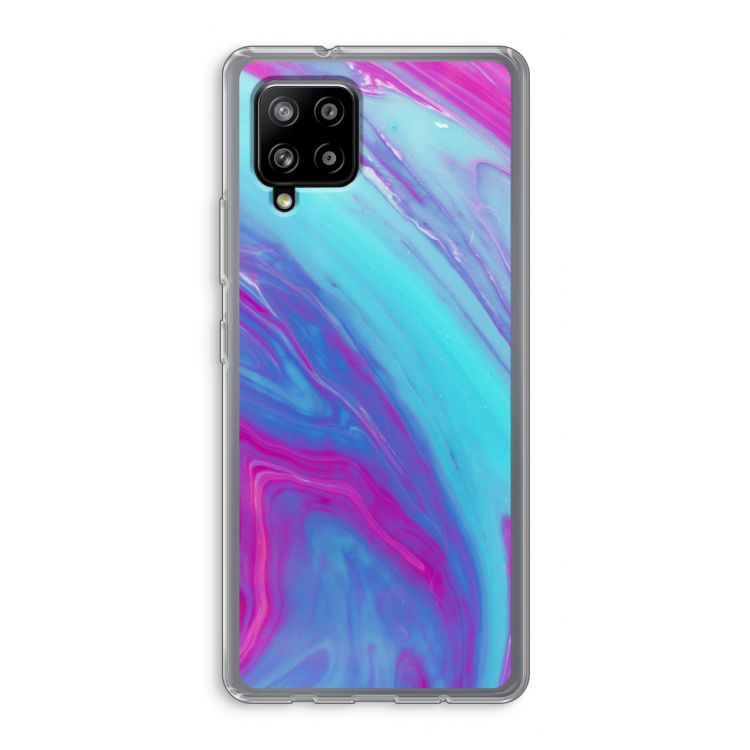 Zweverige regenboog: Samsung Galaxy A42 5G Transparant Hoesje