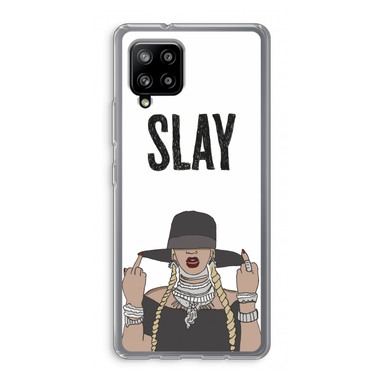 Slay All Day: Samsung Galaxy A42 5G Transparant Hoesje