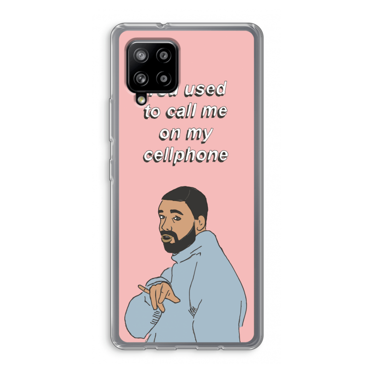 Hotline bling: Samsung Galaxy A42 5G Transparant Hoesje