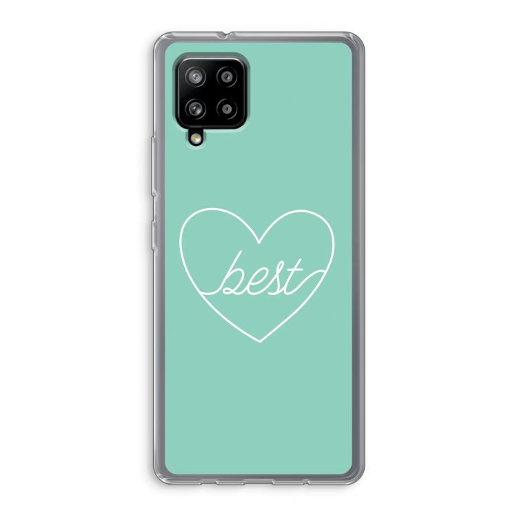 Best heart pastel: Samsung Galaxy A42 5G Transparant Hoesje