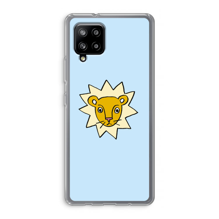 Kleine leeuw: Samsung Galaxy A42 5G Transparant Hoesje