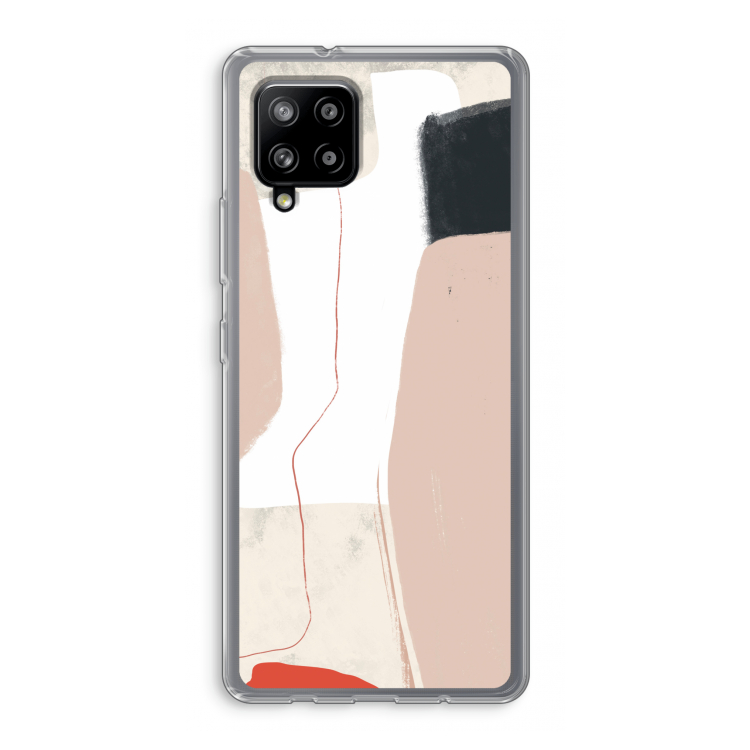 Lava: Samsung Galaxy A42 5G Transparant Hoesje