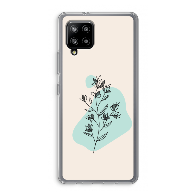 Violets are blue: Samsung Galaxy A42 5G Transparant Hoesje
