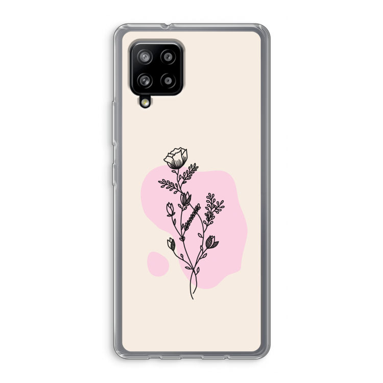 Roses are red: Samsung Galaxy A42 5G Transparant Hoesje