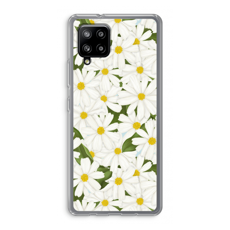 Summer Daisies: Samsung Galaxy A42 5G Transparant Hoesje