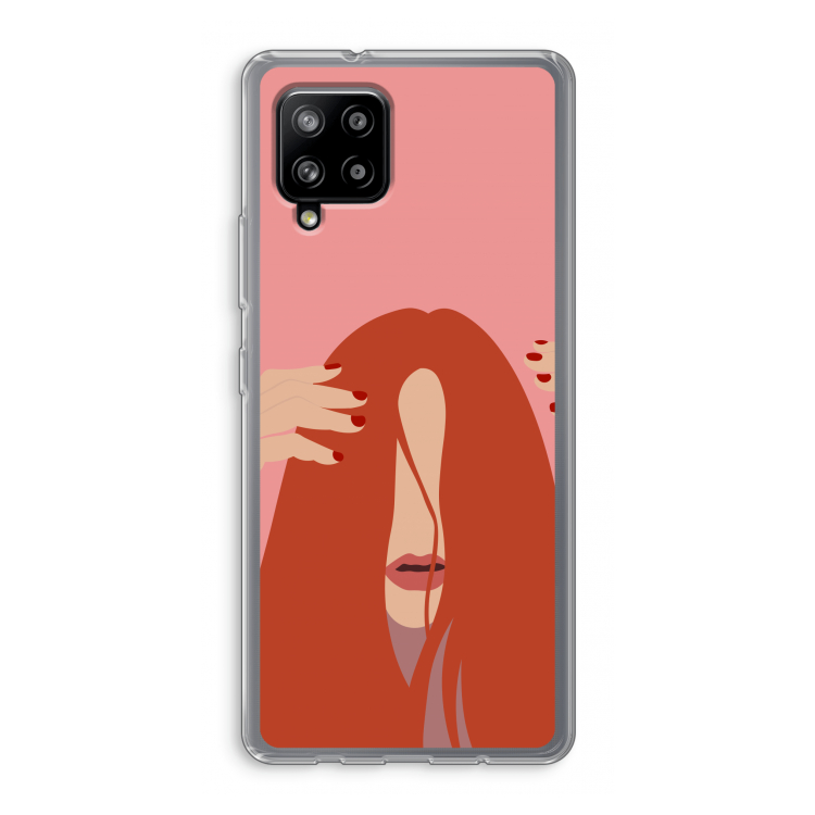 Woke up like this: Samsung Galaxy A42 5G Transparant Hoesje