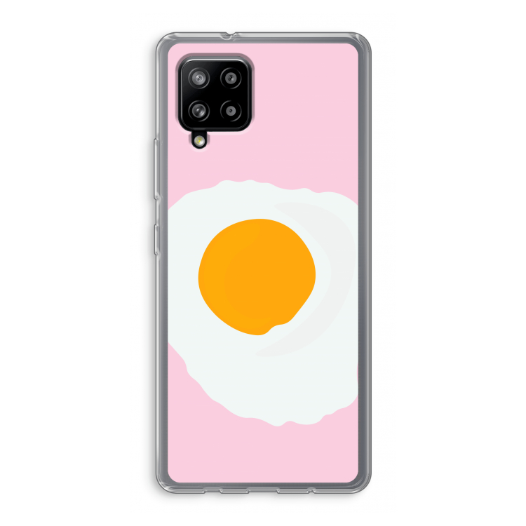 Sunny side up: Samsung Galaxy A42 5G Transparant Hoesje