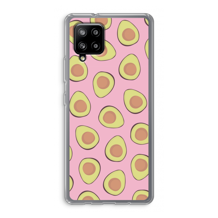 Dancing avocados: Samsung Galaxy A42 5G Transparant Hoesje