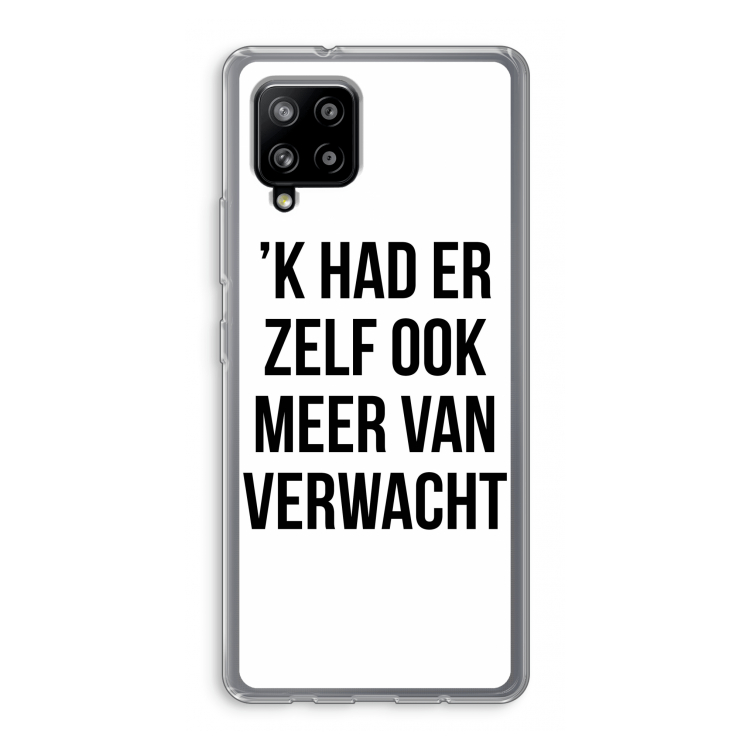 Meer verwacht: Samsung Galaxy A42 5G Transparant Hoesje