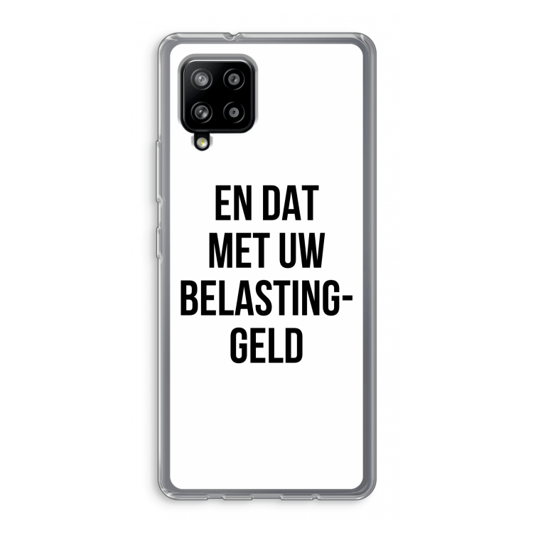 Belastinggeld: Samsung Galaxy A42 5G Transparant Hoesje