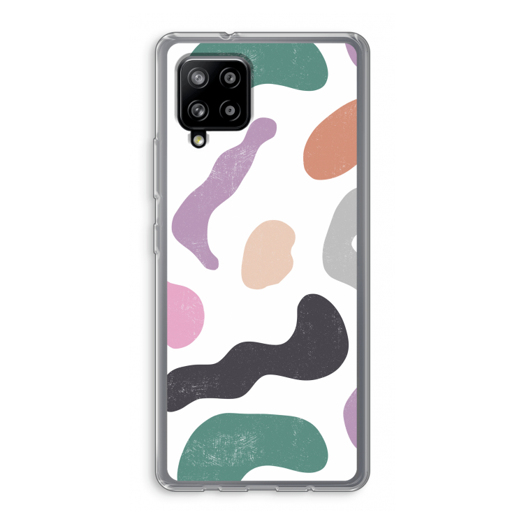 Memphis Shapes: Samsung Galaxy A42 5G Transparant Hoesje