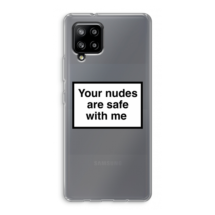 Safe with me: Samsung Galaxy A42 5G Transparant Hoesje