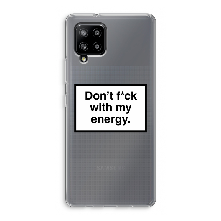 My energy: Samsung Galaxy A42 5G Transparant Hoesje