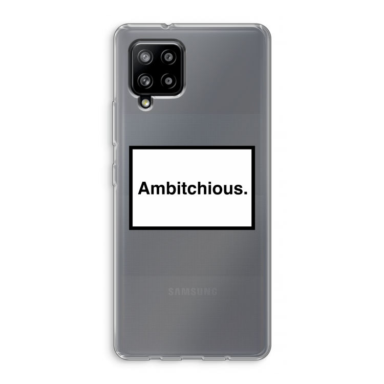 Ambitchious: Samsung Galaxy A42 5G Transparant Hoesje