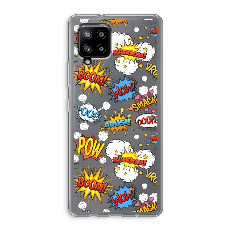 Pow Smack: Samsung Galaxy A42 5G Transparant Hoesje