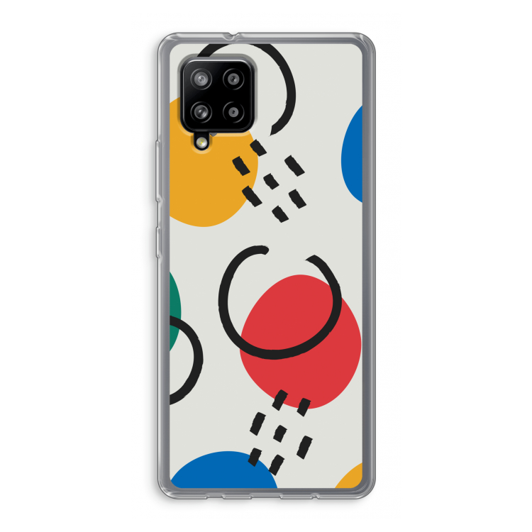 Illustratieve pop 3: Samsung Galaxy A42 5G Transparant Hoesje