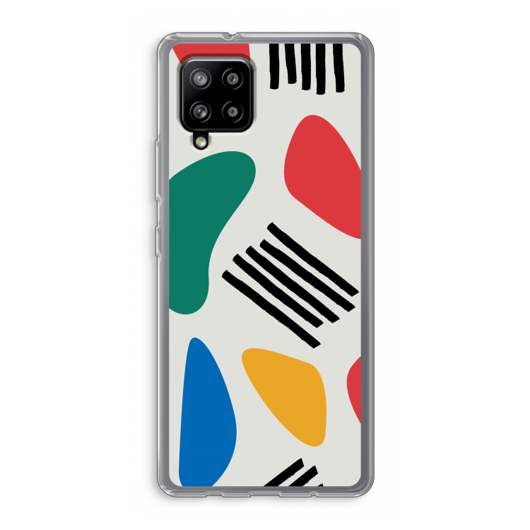 Illustratieve pop 1: Samsung Galaxy A42 5G Transparant Hoesje