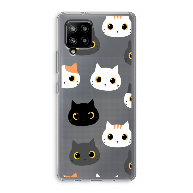 Katten: Samsung Galaxy A42 5G Transparant Hoesje