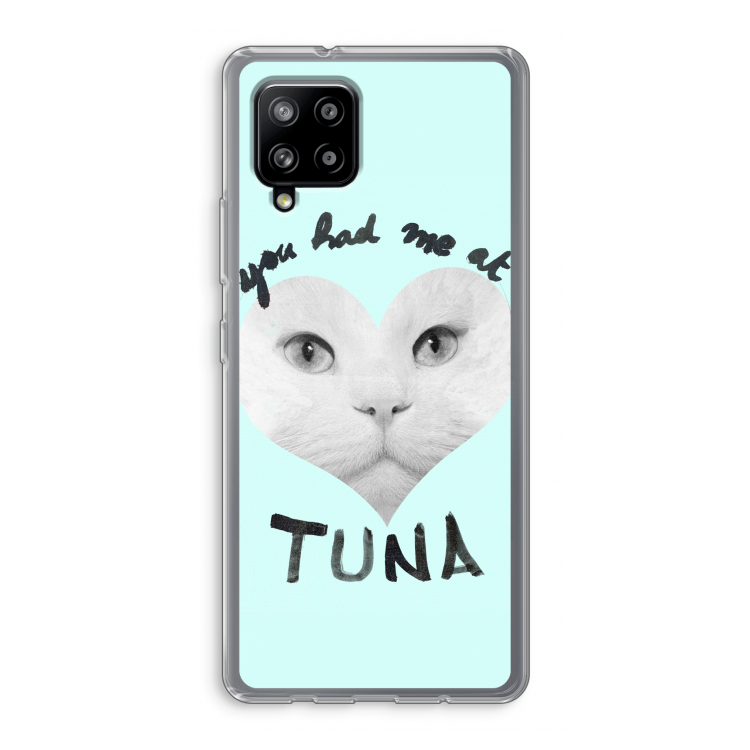 You had me at tuna: Samsung Galaxy A42 5G Transparant Hoesje
