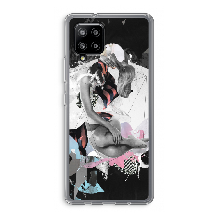 Camouflage de sommeil: Samsung Galaxy A42 5G Transparant Hoesje