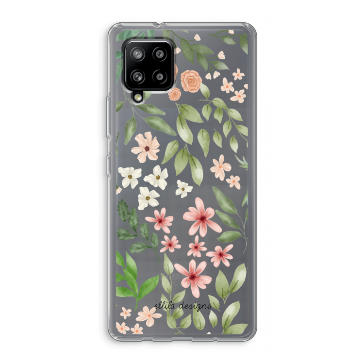 Botanical sweet flower heaven: Samsung Galaxy A42 5G Transparant Hoesje