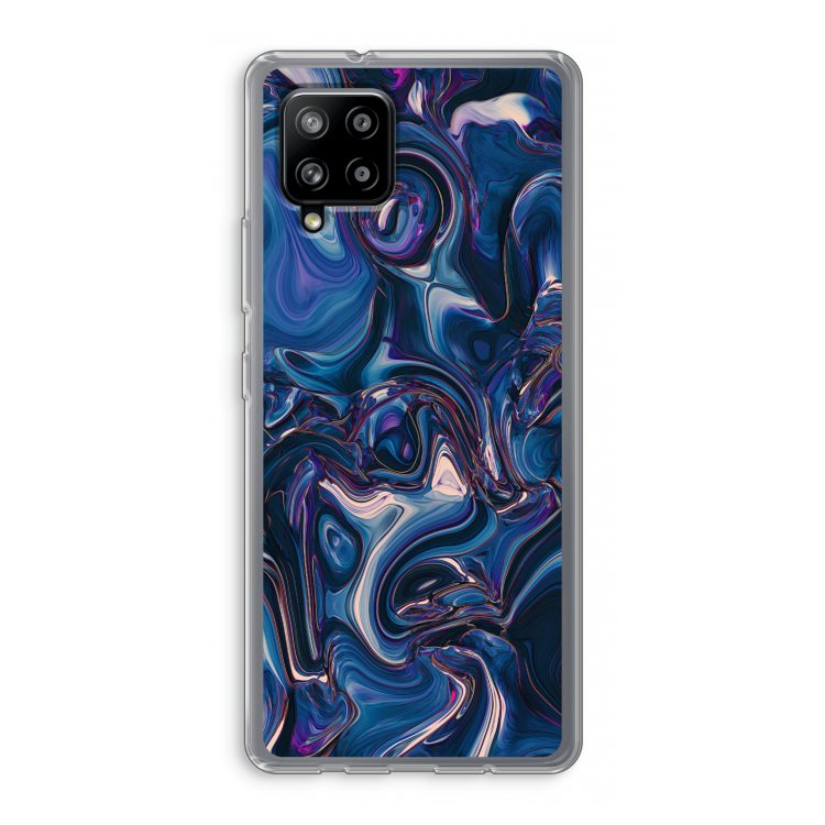 Mirrored Mirage: Samsung Galaxy A42 5G Transparant Hoesje