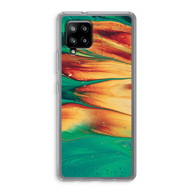 Green Inferno: Samsung Galaxy A42 5G Transparant Hoesje