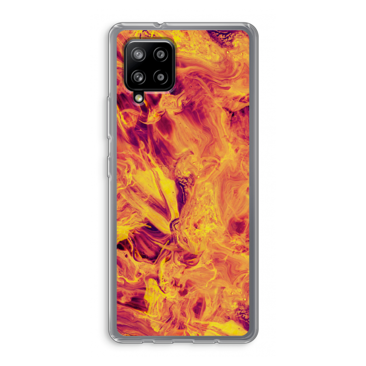Eternal Fire: Samsung Galaxy A42 5G Transparant Hoesje