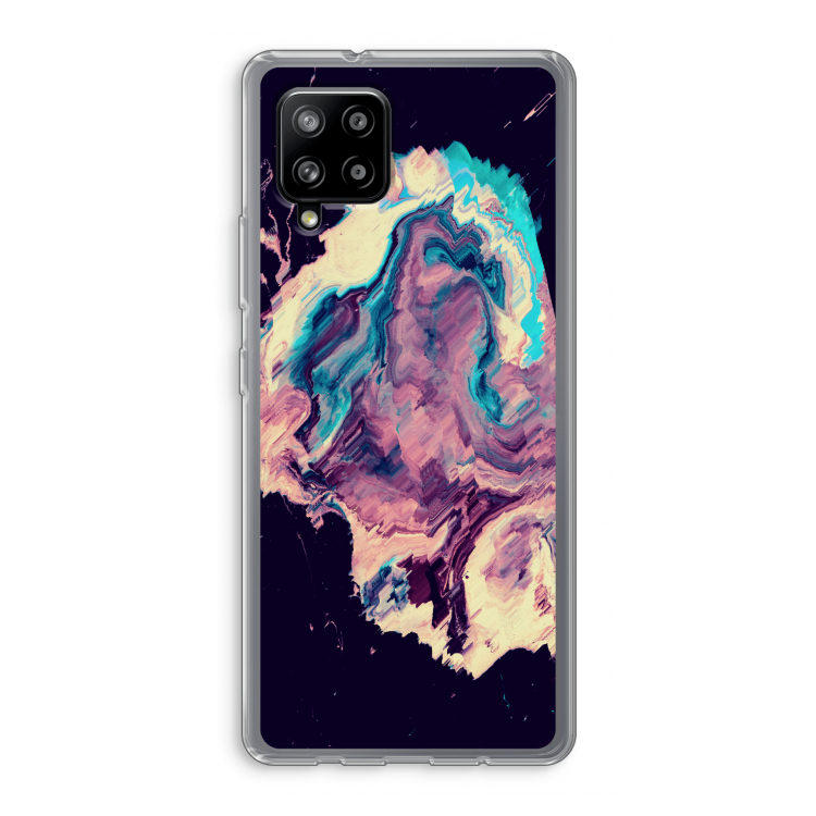 Cosmic Silence: Samsung Galaxy A42 5G Transparant Hoesje