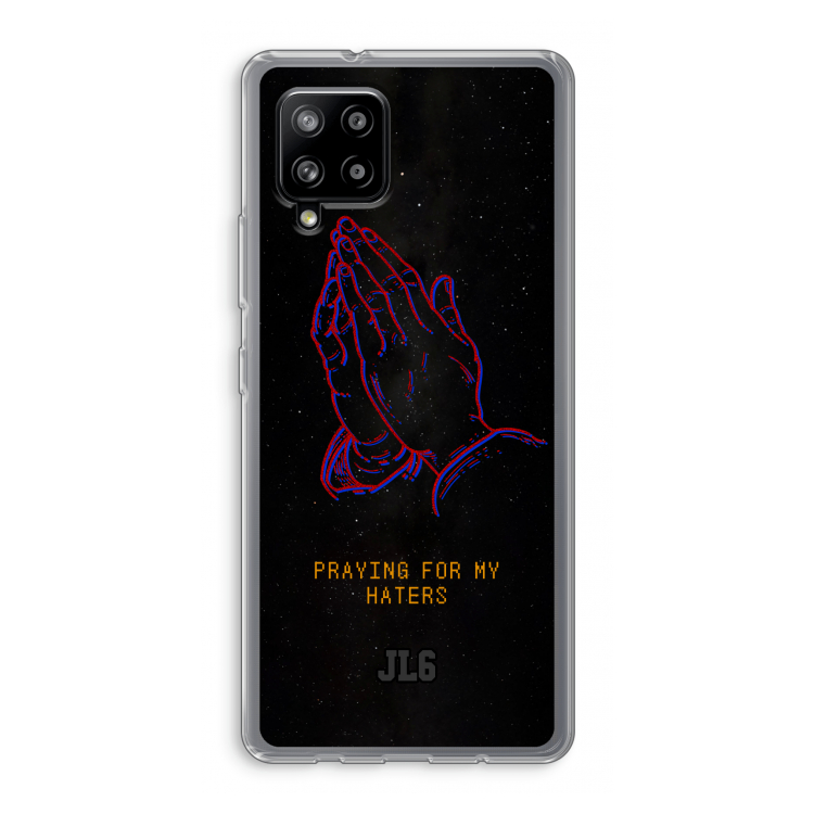 Praying For My Haters: Samsung Galaxy A42 5G Transparant Hoesje