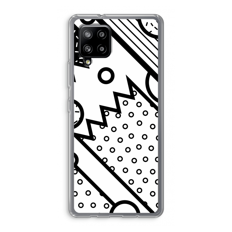 Pop Art #4: Samsung Galaxy A42 5G Transparant Hoesje