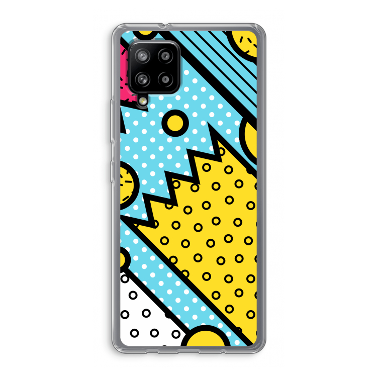 Pop Art #1: Samsung Galaxy A42 5G Transparant Hoesje