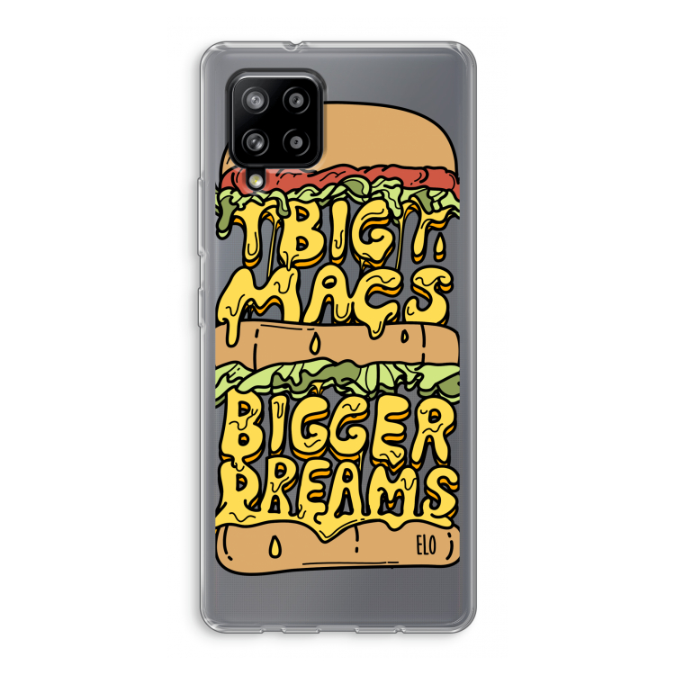 Big Macs Bigger Dreams: Samsung Galaxy A42 5G Transparant Hoesje