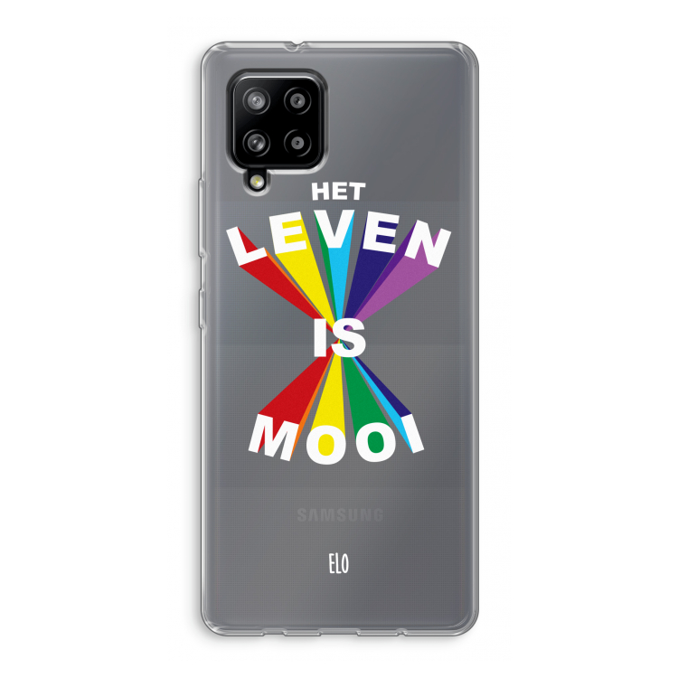 Het Leven Is Mooi: Samsung Galaxy A42 5G Transparant Hoesje