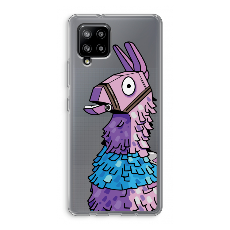 Lama: Samsung Galaxy A42 5G Transparant Hoesje