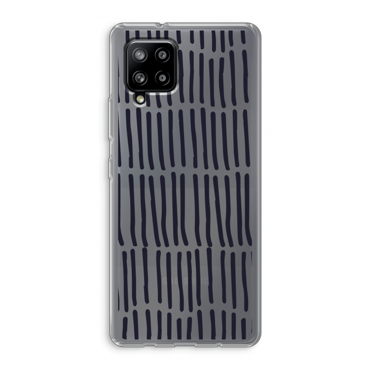 Moroccan stripes: Samsung Galaxy A42 5G Transparant Hoesje