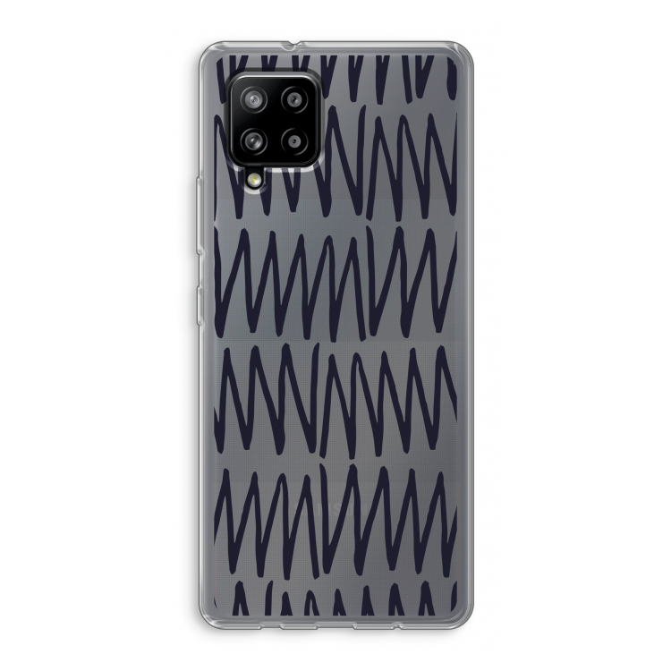 Marrakech Zigzag: Samsung Galaxy A42 5G Transparant Hoesje