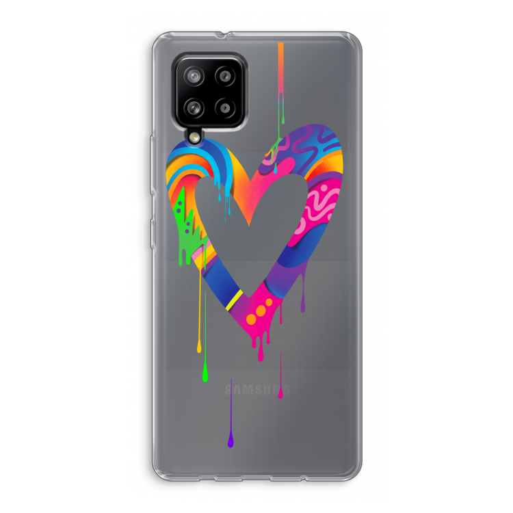 Melts My Heart: Samsung Galaxy A42 5G Transparant Hoesje