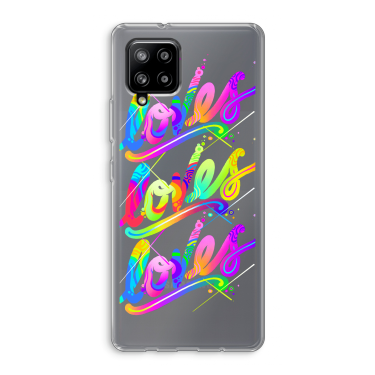 Loves: Samsung Galaxy A42 5G Transparant Hoesje