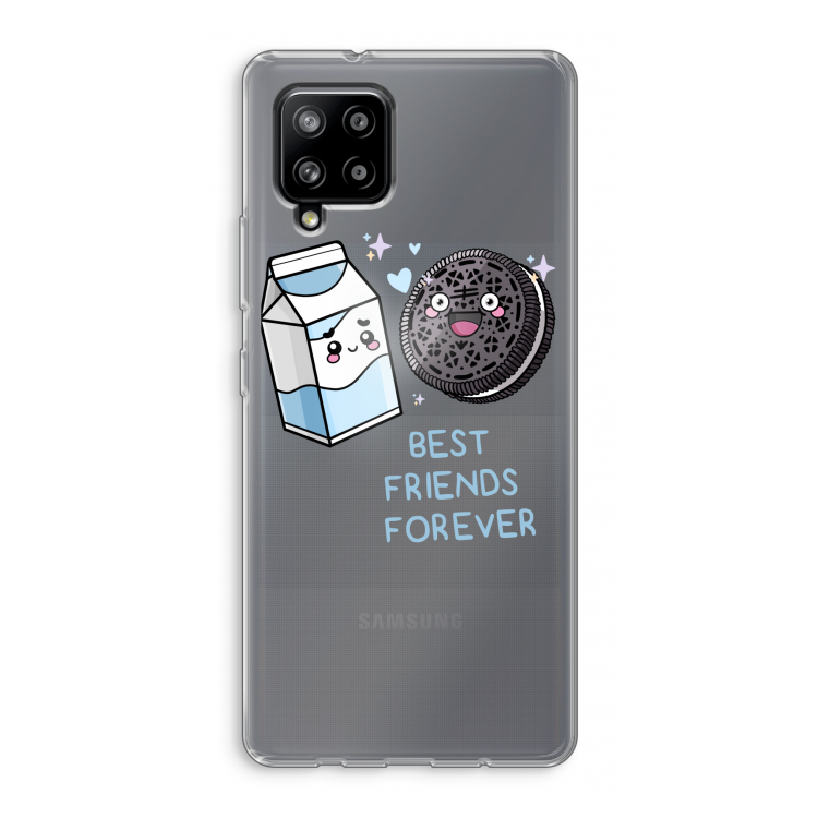 Best Friend Forever: Samsung Galaxy A42 5G Transparant Hoesje