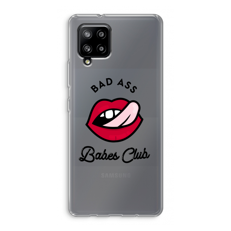 Badass Babes Club: Samsung Galaxy A42 5G Transparant Hoesje