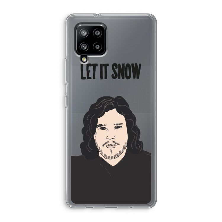 Let It Snow: Samsung Galaxy A42 5G Transparant Hoesje