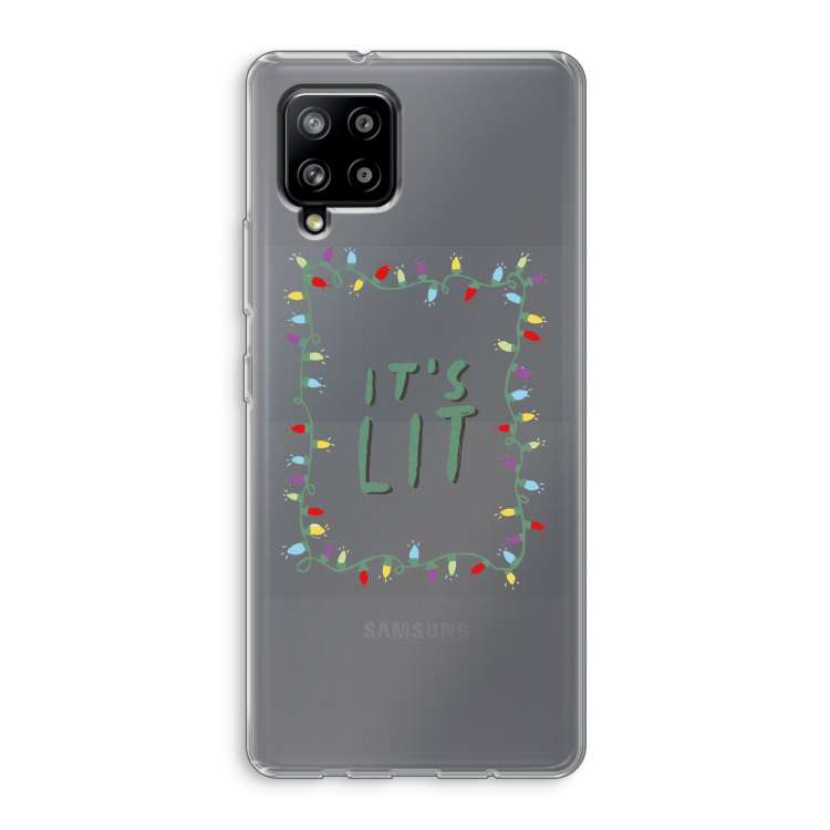 It's Lit: Samsung Galaxy A42 5G Transparant Hoesje