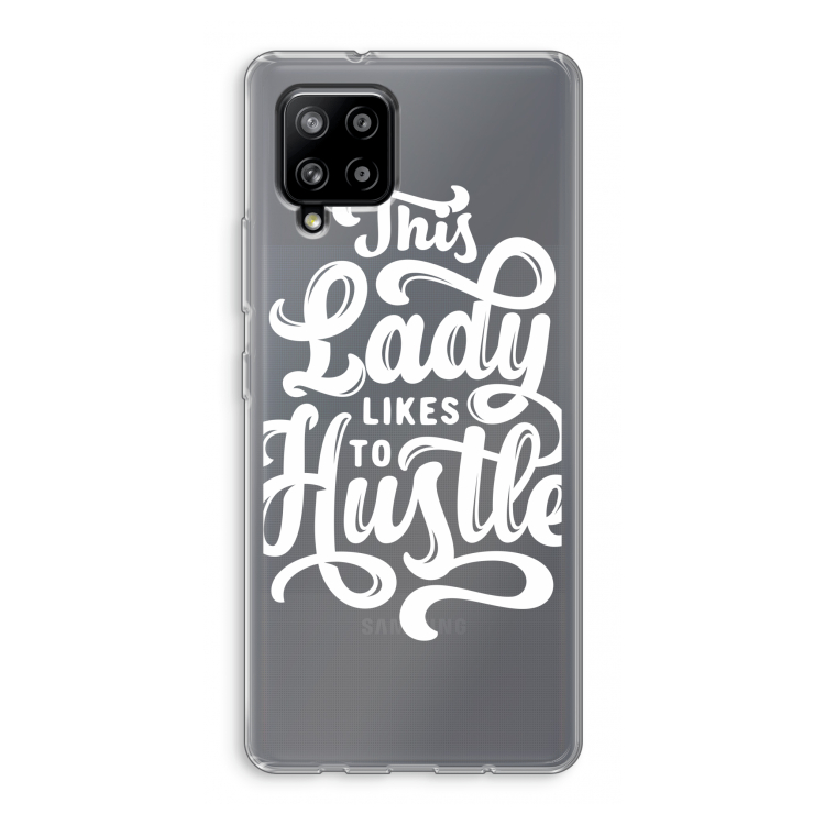 Hustle Lady: Samsung Galaxy A42 5G Transparant Hoesje