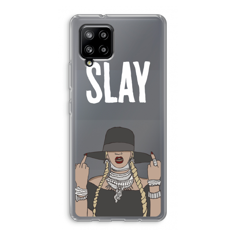 Slay All Day: Samsung Galaxy A42 5G Transparant Hoesje