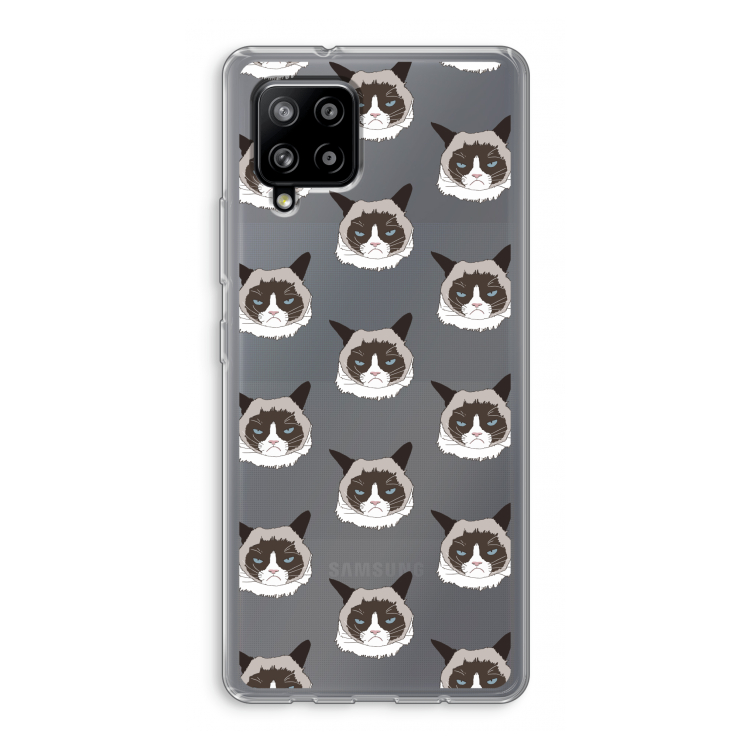 It's a Purrr Case: Samsung Galaxy A42 5G Transparant Hoesje