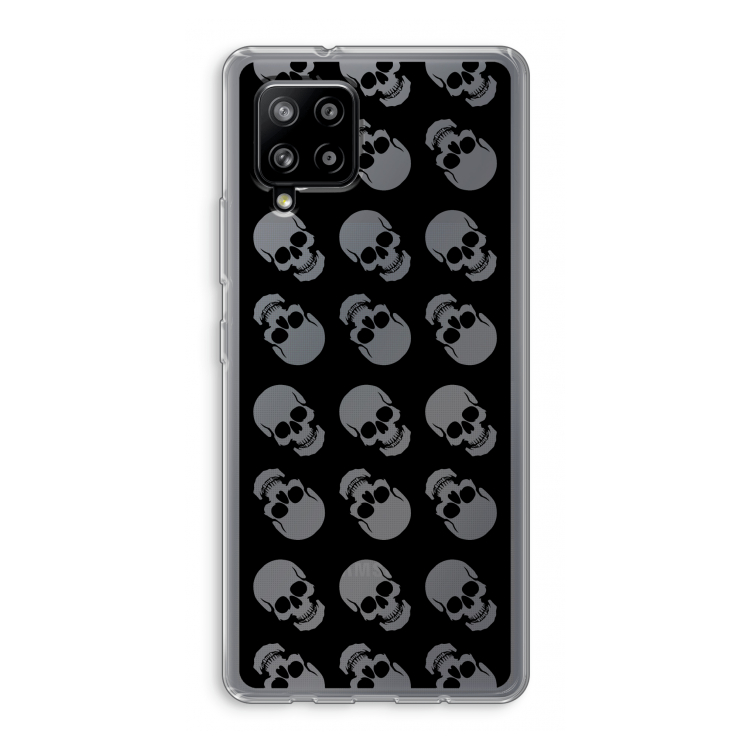 Musketon Skulls: Samsung Galaxy A42 5G Transparant Hoesje